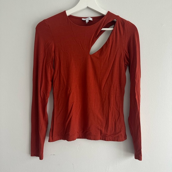 Reiss Tops - Reiss Long‎ Sleeve Cutout Top Medium